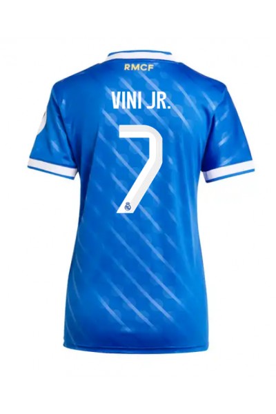 Real Madrid Vinicius Junior #7 Jalkapallovaatteet Naisten Kolmaspaita 2025-26 Lyhythihainen Real Madrid Vinicius Junior #7 Jalkapallovaatteet Naisten Kolmaspaita 2025-26 Lyhythihainen